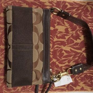 Coach Signature Handbag EUC
